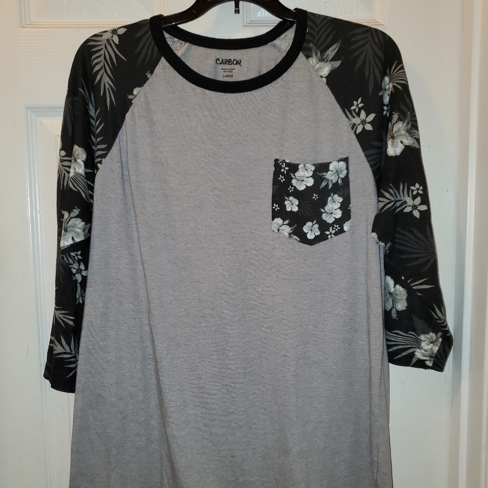 Carbon Floral Tee